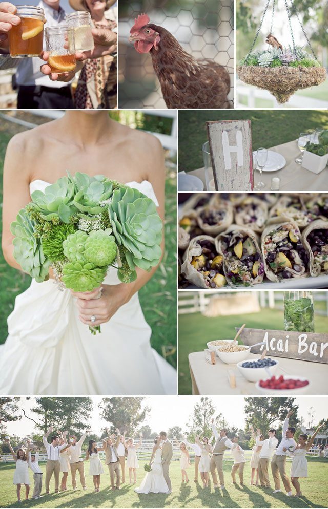 Eco Caters provided a Vegetarian Feast for a beautiful backyard wedding