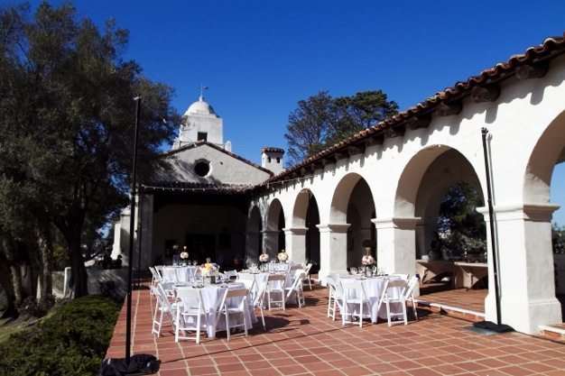 San Diego wedding catering caterers Eco Caters organic catering southern california wedding venue location wedding photographs beautiful outdoor wedding Junipero Museum San Diego are sustainable wedding Eco Caters - 15
