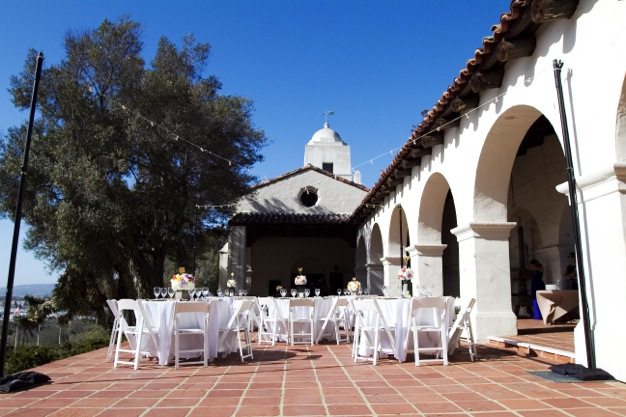 San Diego wedding catering caterers Eco Caters organic catering southern california wedding venue location wedding photographs beautiful outdoor wedding Junipero Museum San Diego are sustainable wedding Eco Caters - 20
