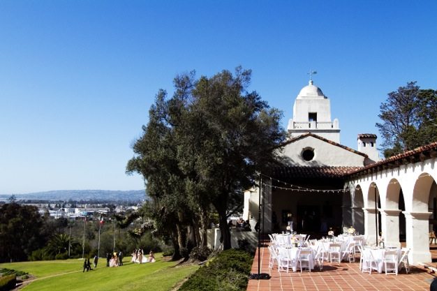 San Diego wedding catering caterers Eco Caters organic catering southern california wedding venue location wedding photographs beautiful outdoor wedding Junipero Museum San Diego are sustainable wedding Eco Caters - 22