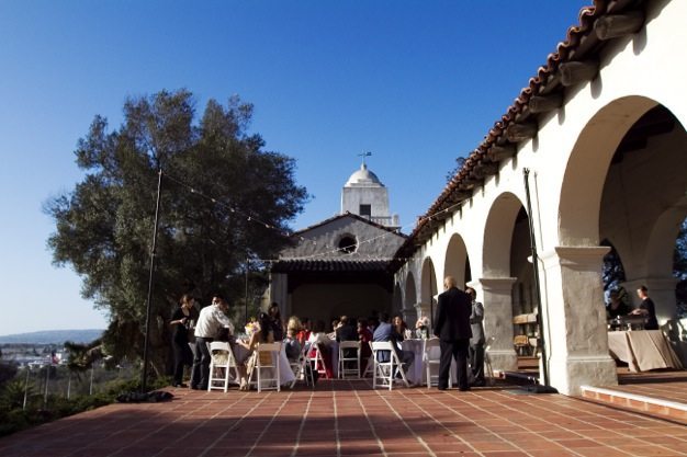 San Diego wedding catering caterers Eco Caters organic catering southern california wedding venue location wedding photographs beautiful outdoor wedding Junipero Museum San Diego are sustainable wedding Eco Caters - 59