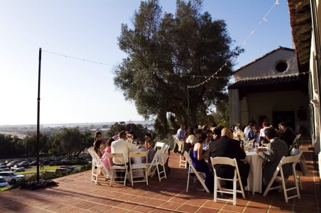 San Diego wedding catering caterers Eco Caters organic catering southern california wedding venue location wedding photographs beautiful outdoor wedding Junipero Museum San Diego are sustainable wedding Eco Caters - 75
