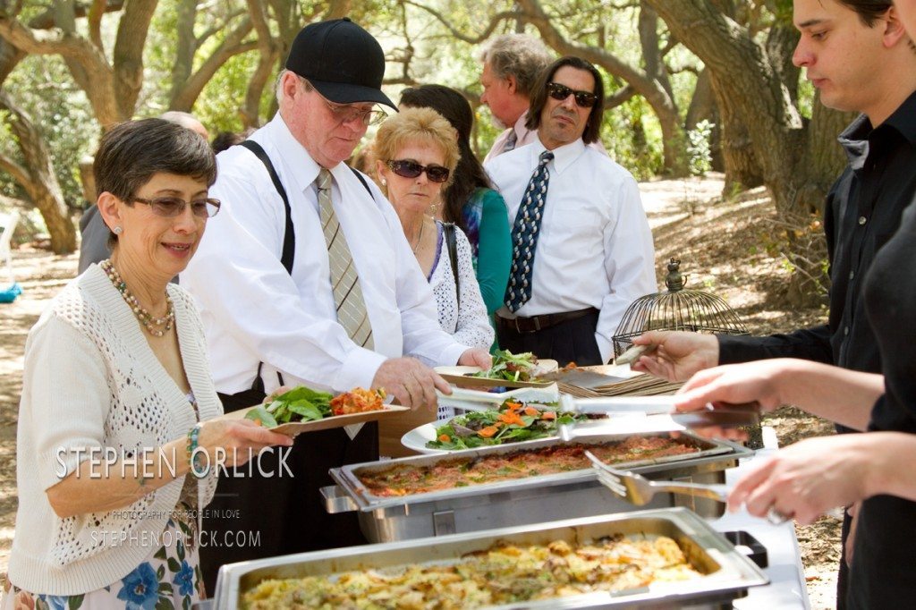 Los Angeles organic catering buffet wedding buffet local